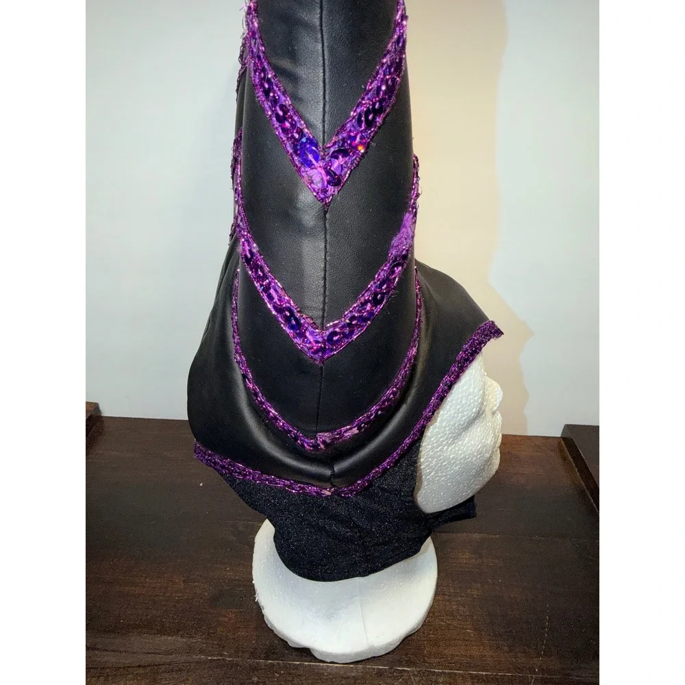 Disney Parks Maleficent Villains‎ Horns Headpiece Black Purple Sequin One Size